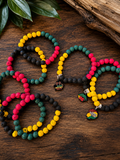 Lava Stone Bracelets Colors of Power