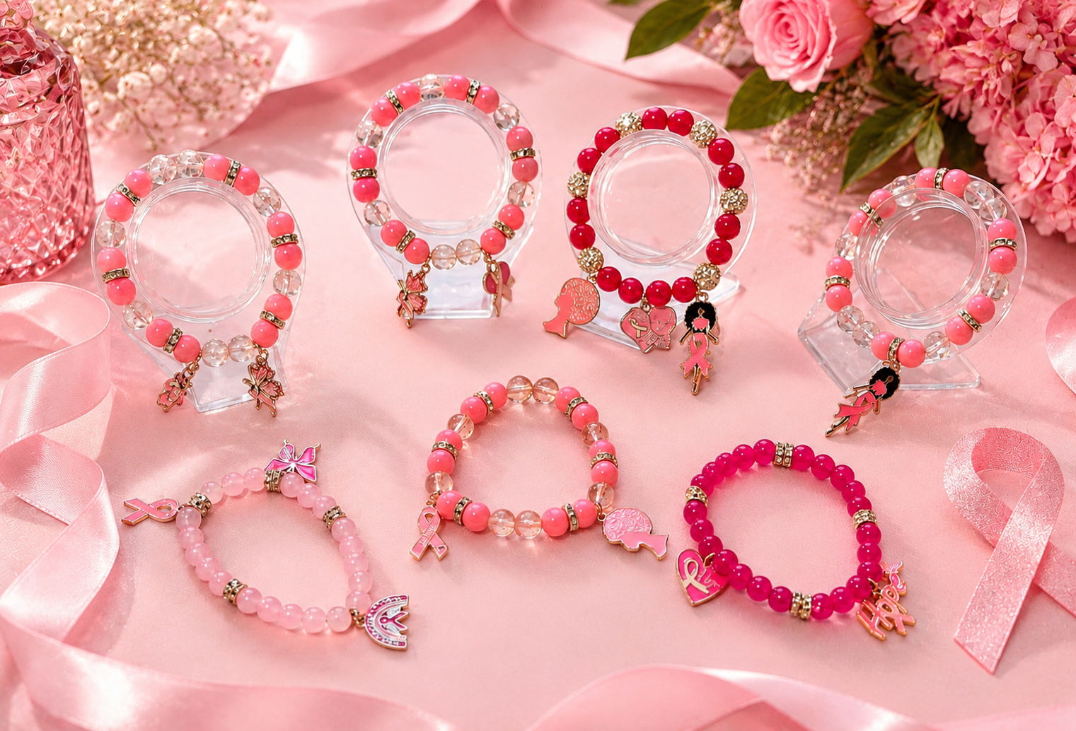 Breast Cancer Awareness Bracelet Collection